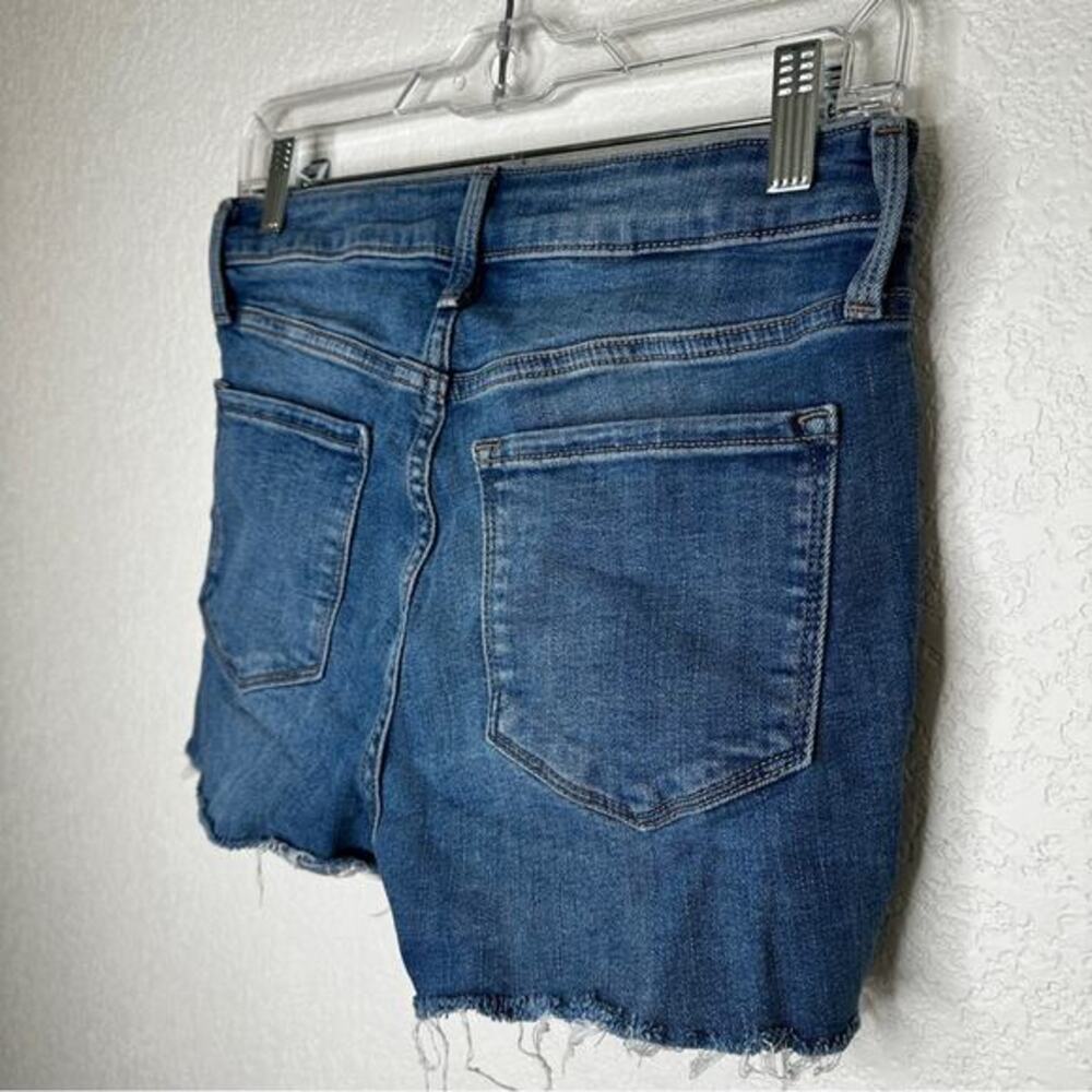 Old Navy High Rise Jean Shorts Secret Slim Pockets Cut Off Denim 6 - Picture 4 of 5